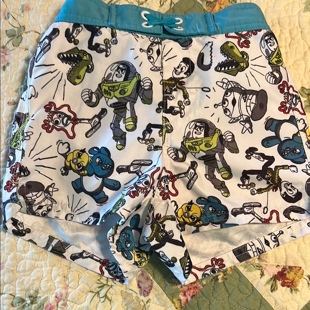Kids Cartoon Print Shorts